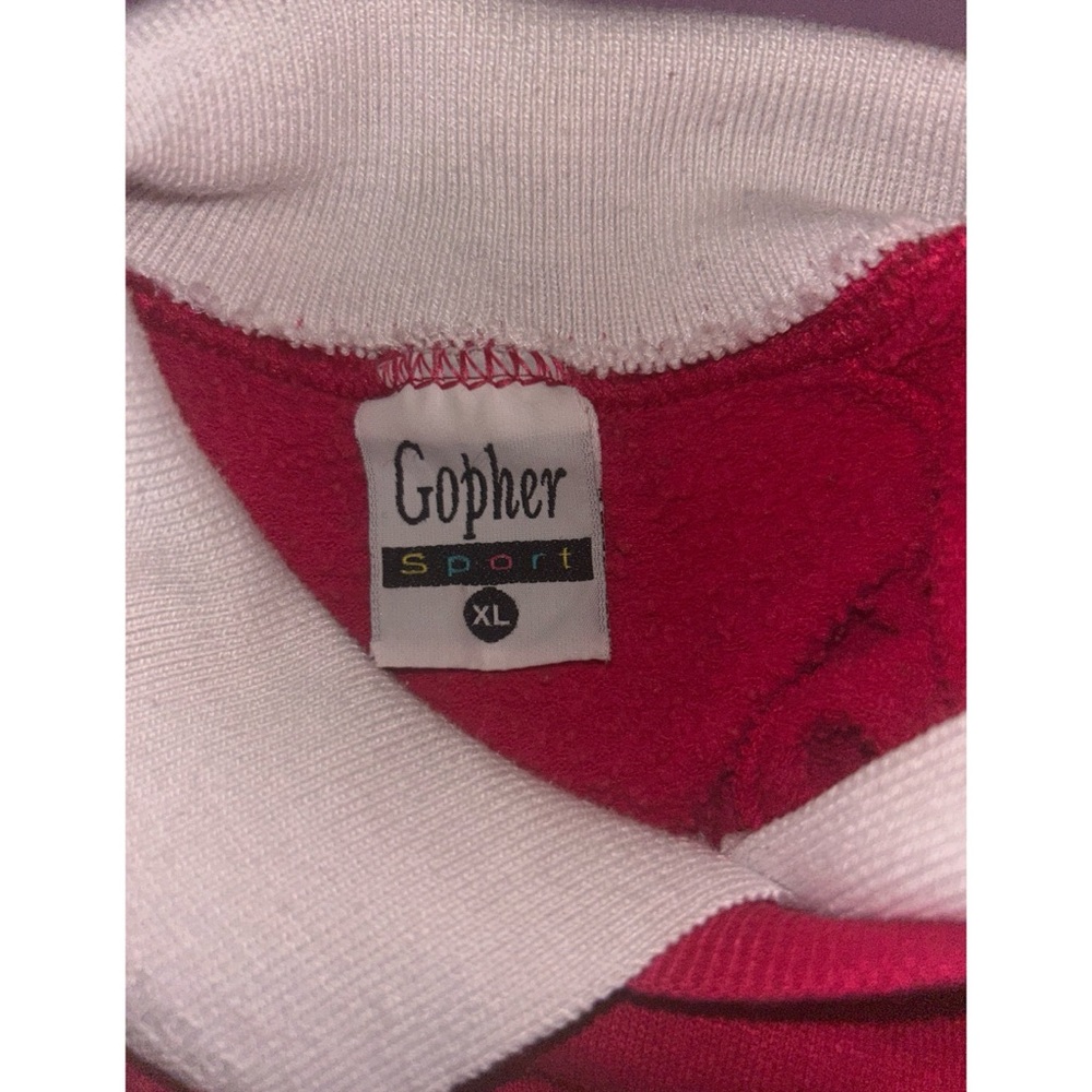Hot Pink Cat Graphic Sweatshirt with White Collar - Picture 7 of 7